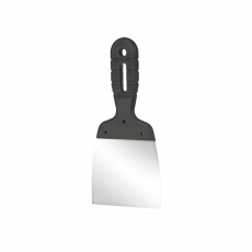 Шпатель 80 мм нержавеющая сталь, пластмассовая ручка | 89-0203 | REXANT