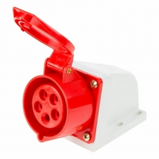 Розетка 115 стационарная 3Р+РЕ+N 16А 380В IP44 | 11-8911 | REXANT