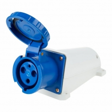 Розетка 133 стационарная 2Р+РЕ 63А 220В IP67 | 11-8915 | REXANT