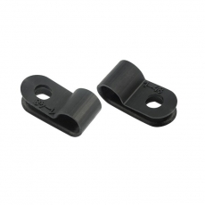 Кабельная скоба под винт 5 мм, черная, упаковка 50 шт. | 07-4405-1 | REXANT