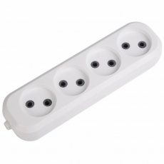 Колодка 4 гнезда без заземления | 11-8715 | REXANT