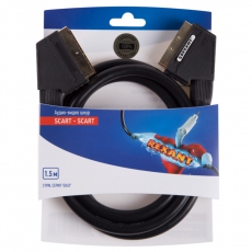 Шнур SCART - SCART (21pin) 1.5М (GOLD) | 06-3075 | REXANT