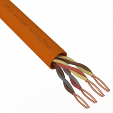 Кабель огнестойкий REXANT КПСнг(А)-FRHF 4x2x0,75 мм?, бухта 200 м |01-4961 | REXANT