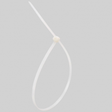 Стяжкa нейлоновая 400 x 4,8 мм, белая (упак. 100 шт) | 07-0400 | REXANT