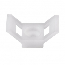 Площадка для крепления стяжки (ПС-2) 29x15 мм, белая, упаковка 100 шт. | 07-2104 | REXANT