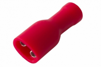 Клемма плоская полностью изолированная гнездо 5 мм 0.5-1.5 мм? (РППи-м 1.5-(4.8)) | 08-0611 | REXANT