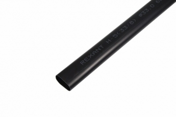 Термоусадочная трубка клеевая 33,0/8,0 мм, (3-4:1), черная, упаковка 4 шт. по 1 м | 26-0033 | REXANT