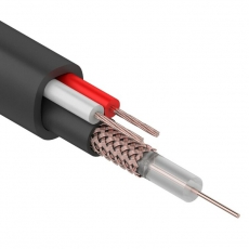 Кабель КВК-П-1,5+2x0,75 мм? (Cu/Cu) черный (бухта 200 м) | 01-4015 | REXANT