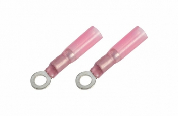 Наконечник кольцевой изолированный термоусаживаемый ? 4.3 мм 0.5-1.5 мм? (НКи-т 1.5-4/НКи-т1,25-4) красный | 08-0009 | REXANT