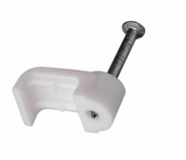 Крепеж кабеля плоский 10 х 3 мм, белый (упак. 50 шт) | 07-4209 | REXANT