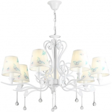 Детские 8001-207 Люстра Barbara P7 WT 7xE14 40W | Б0038143 | Rivoli