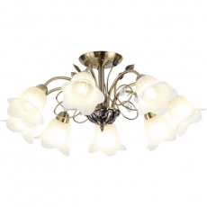 2031-308 Люстра Giardino S8 AB 8xE14 40W | Б0038453 | Rivoli