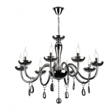 1005-208 Люстра Fumoso P8 CR 8xE14 40W | Б0037776 | Rivoli