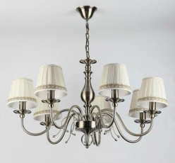 2024-207 Люстра Firenze P7 AB 7xE14 40W | Б0038432 | Rivoli