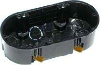 Коробка установочная 140х65х45 двухместная, металлические лапки (для полых стен) | 10142 | Рувинил