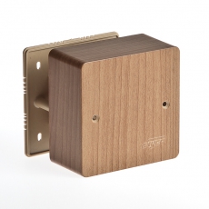 Коробка универсальная для кабель-каналов, 85х85х42мм(дуб на темной основе) | 65015-08М | Рувинил