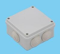 Коробка распределительная для о/п 100х100х50мм 6вводов IP54 | 67050 | Рувинил