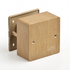 Коробка универсальная для кабель-каналов, 85х85х42мм(бук на светлой основе) | 65015-38М | Рувинил