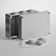 Коробка распределительная для о/п 200х140х75мм 10 вводов | 67055 | Рувинил