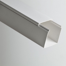 Кабель-канал 80х60х2000мм (белый) | РКК-80х60 | Рувинил