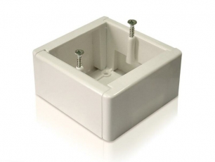 Коробка установочная для кабель-каналов 88х88х44мм | 65021 | Рувинил