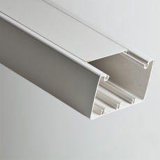 Кабель-канал 100х60х2000мм (белый) | РКК-100х60 | Рувинил