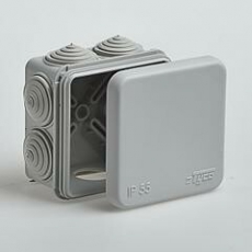 Коробка распределительная для о/п 70х70х40 7 вводов | 67030 | Рувинил