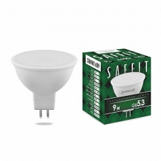 Лампа светодиодная SBMR1609 9W 6400K 230V GU5.3 MR16 | 55086 | SAFFIT