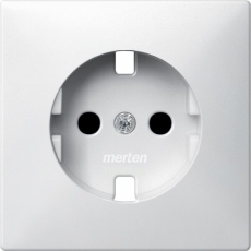 ЦЕНТР.ПЛАТА Д/МЕХ.РОЗ.SCHUKO БЕЛЫЙ | MTN2330-4019 | Schneider Electric