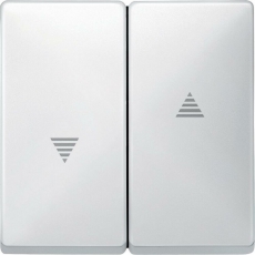 КЛАВИША Х2 ДЛЯ ЖАЛЮЗИ, БЕЛЫЙ | MTN411519 | Schneider Electric