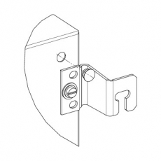 4 ПРОУШИНЫ ДЛЯ КРЕП.К СТЕНЕ (СТАЛЬ) 40мм | NSYAEFPF40SC | Schneider Electric
