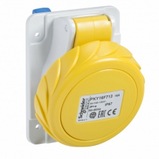 КАБ РОЗ БСТР УГЛ 16А 3P-N-E 100-130 IP67 | PKY16F715 | Schneider Electric