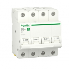 RESI9 АВТОМАТИЧЕСКИЙ ВЫКЛЮЧАТЕЛЬ (АВ) С 16А 4P 6000A | R9F12416 | Schneider Electric