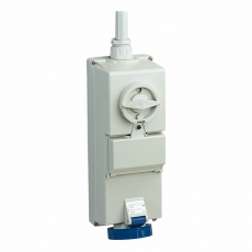 РОЗЕТКА W/INTERLOCK DISC-FUS. 16A 2P-E 200-250 IP65 | 83454 | Schneider Electric