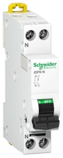 Выключатель автоматический  однополюсный (1п+N) iDPN N 10А C 6кА | A9N21556 | Schneider Electric