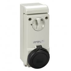 НАСТЕННАЯ РОЗЕТКА UNIKA Б/ЗЩ 32A 3PNE 480-500 IP65 | 83099 | Schneider Electric