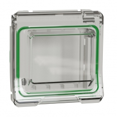 MUREVA S НАКЛАДКА с КРЫШКОЙ для механизмов Unica New, Altira, БЕЛЫЙ, IP55 | MUR39110 | Schneider Electric