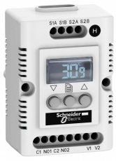 РЕГУЛИР.ГИГРОСТАТ С УСТАВ.35-95% 250В 5A | NSYCCOHY230VID | Schneider Electric