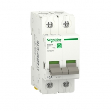 RESI9 ВЫКЛЮЧАТЕЛЬ НАГРУЗКИ (мод. рубильник) 40А 2P | R9PS240 | Schneider Electric