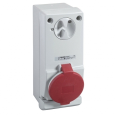 НАСТЕННАЯ РОЗЕТКА UNIKA Б/ЗАЩ 16A 3PE 380-415 IP44 | 83035 | Schneider Electric
