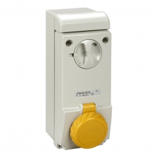 НАСТЕННАЯ РОЗЕТКА UNIKA Б/ЗАЩ 16A 3PE 100-130 IP65 | 83079 | Schneider Electric