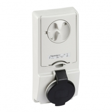 ПАНЕЛЬНАЯ РОЗЕТКА UNIKA С ДЕРЖ ПРЕДОХР 16A 3P-E 480-500 IP44 | 82137 | Schneider Electric