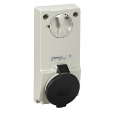 ПАНЕЛЬНАЯ РОЗЕТКА UNIKA Б/ЗАЩ 32A 3PE 480-500 IP44 | 82048 | Schneider Electric