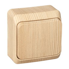 ЭТЮД О/У Сосна Переключатель 1-клавишный | BA10-004D | Schneider Electric