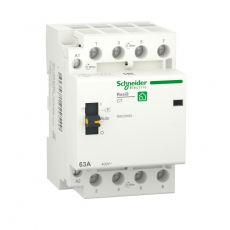 RESI9 Модульный КОНТАКТОР 3P+N 63А 4НО 230/250В АС 50Гц | R9C20463 | Schneider Electric