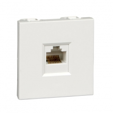 РОЗЕТКА W45 1XRJ45 CAT.5E ФОРМАТА 45Х22,5 БЕЛАЯ RAL 9003 | RIN-145K5E-B | Schneider Electric