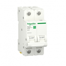 RESI9 АВТОМАТИЧЕСКИЙ ВЫКЛЮЧАТЕЛЬ (АВ) B 32А 2P 6000A | R9F02232 | Schneider Electric