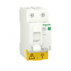 RESI9 ВЫКЛЮЧАТЕЛЬ ДИФФЕРЕНЦИАЛЬНОГО тока (УЗО) 63А 2P 30мА тип A | R9R61263 | Schneider Electric