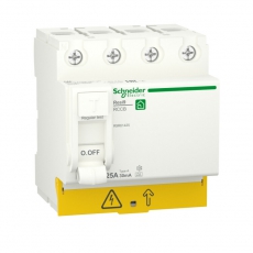 RESI9 ВЫКЛЮЧАТЕЛЬ ДИФФЕРЕНЦИАЛЬНОГО тока (УЗО) 25А 4P 30мА тип A | R9R61425 | Schneider Electric