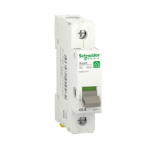 RESI9 ВЫКЛЮЧАТЕЛЬ НАГРУЗКИ (мод. рубильник) 40А 1P | R9PS140 | Schneider Electric